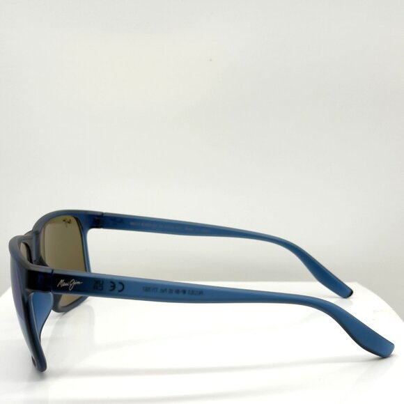 Maui Jim Pailolo MJ603-03 Matte Navy Blue Hawaii Polarized Sunglasses 58mm Case - Picture 7 of 8